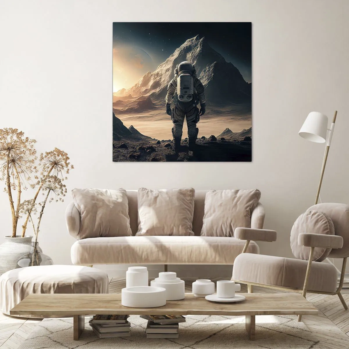 Quadro em tela - Novo desafio - 60x60 cm