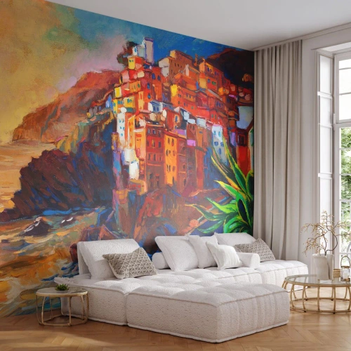 Papel de Parede Standard Eco - Vibrações italianas - Paisagem, Arquitetura, Costa Marítima - 500x350 cm
