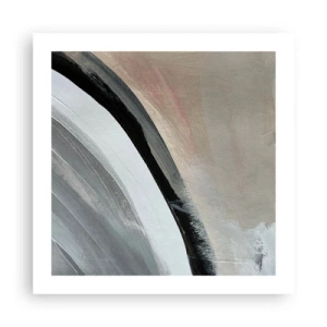Pôster - Composição: arco preto e cinza - 50x50 cm
