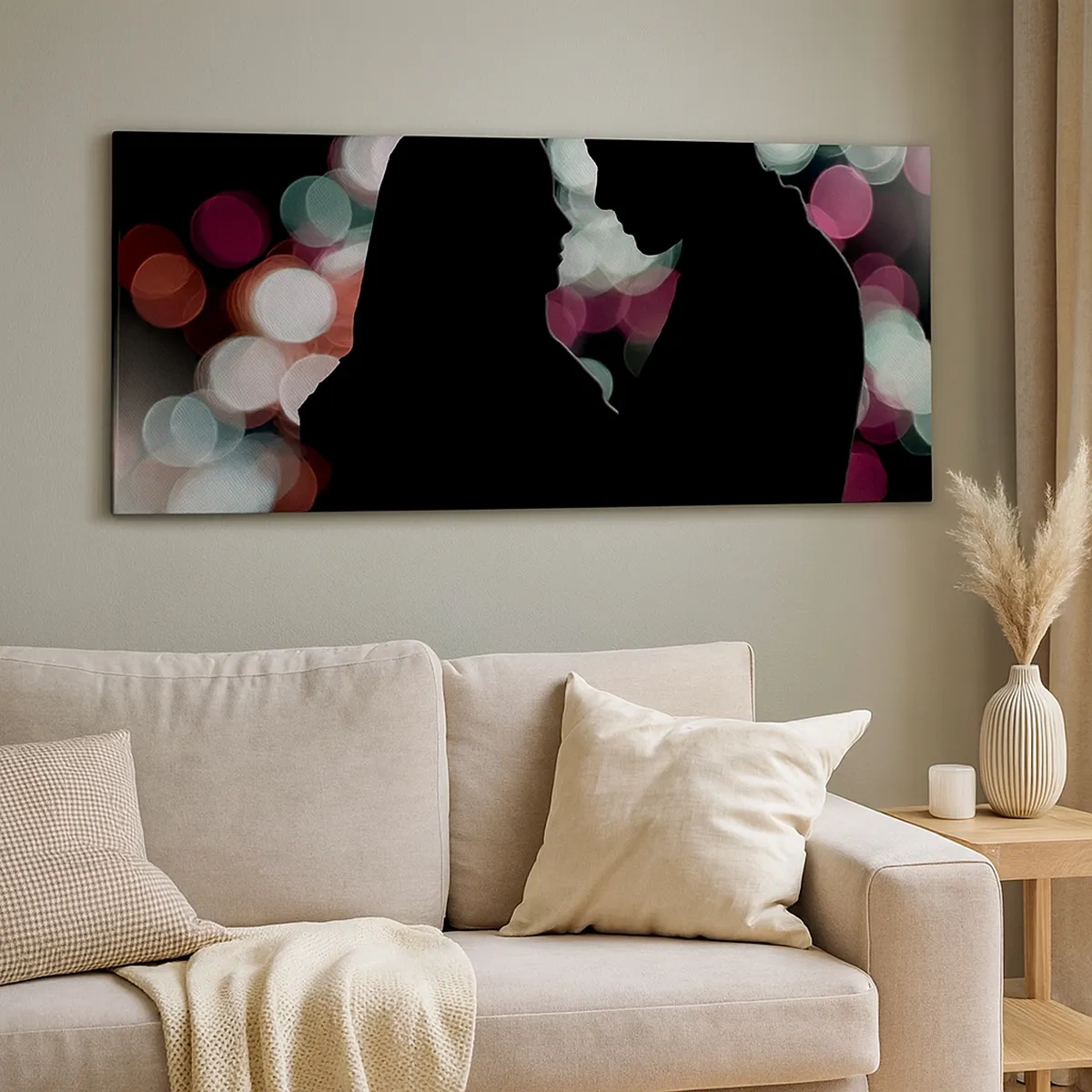 Quadro em tela - Sim! - 30x30 cm