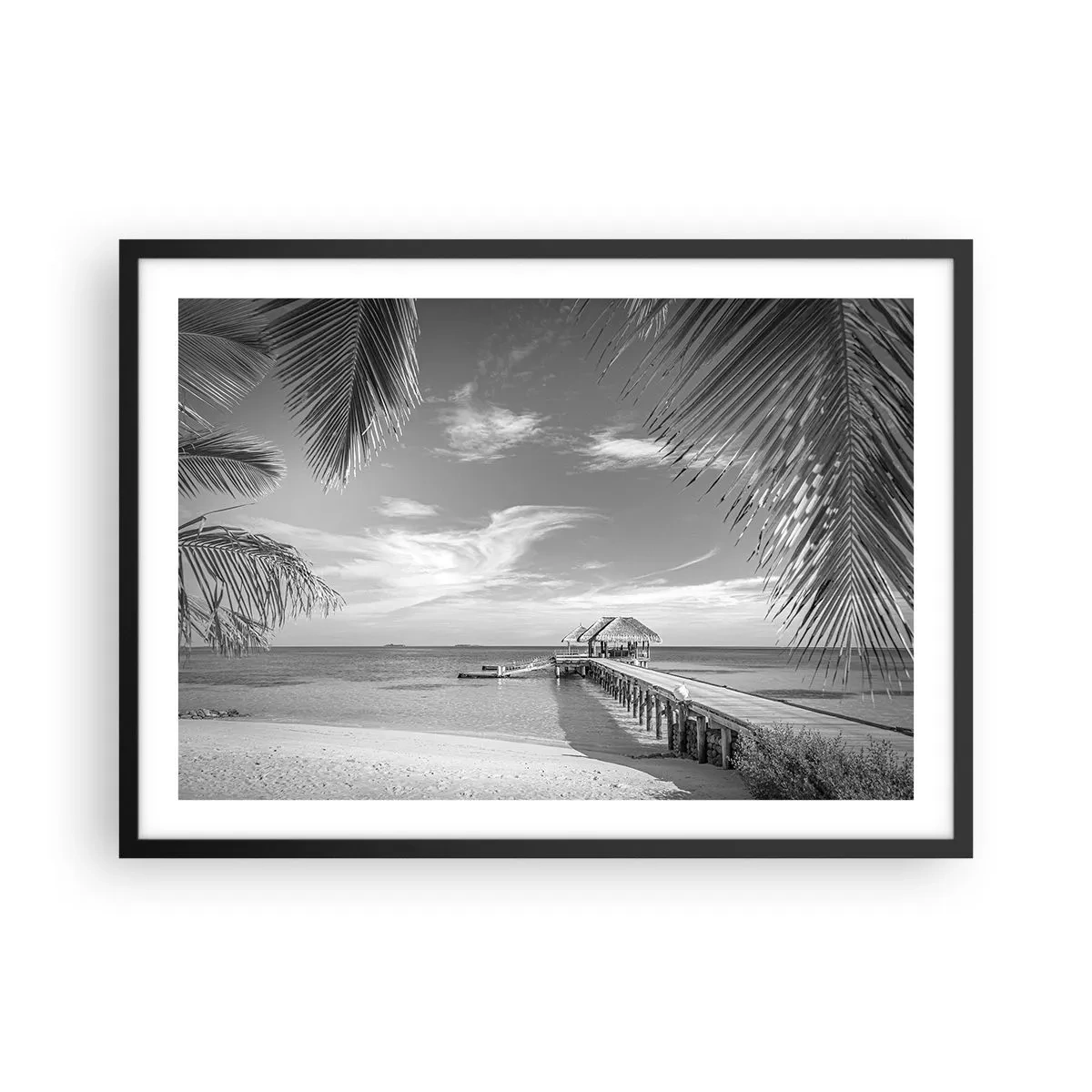 Pôster com moldura preta - Memória ou sonho? - 70x50 cm