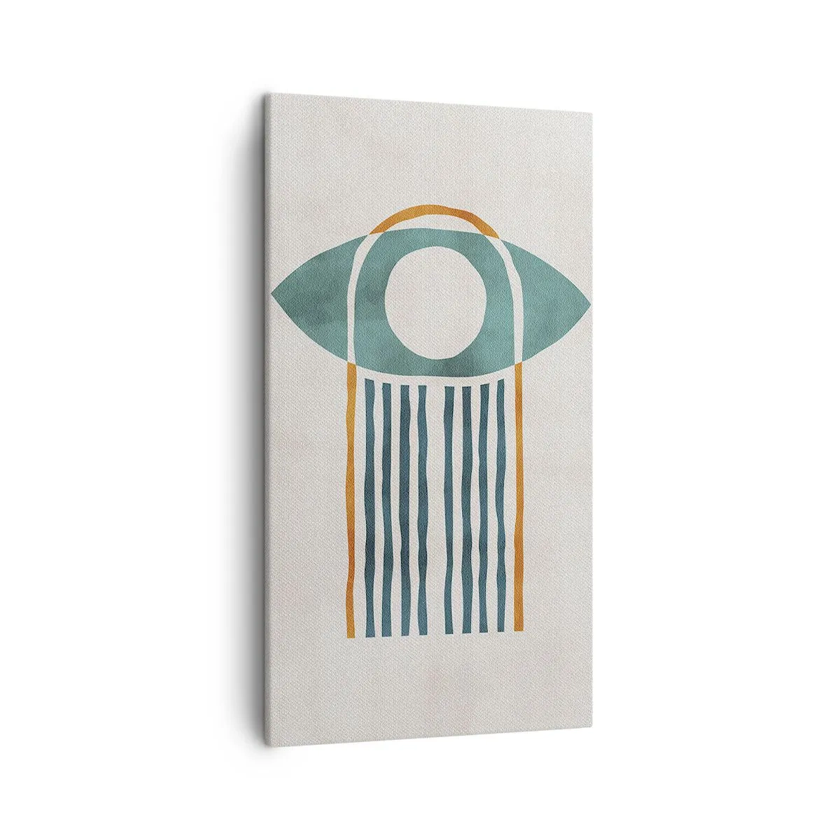 Quadro em tela - Sinais e rituais - 45x80 cm