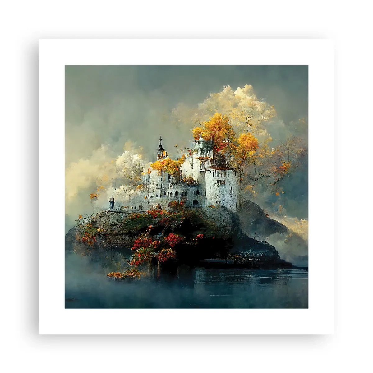 Pôster - O começo de uma história romântica - 40x40 cm