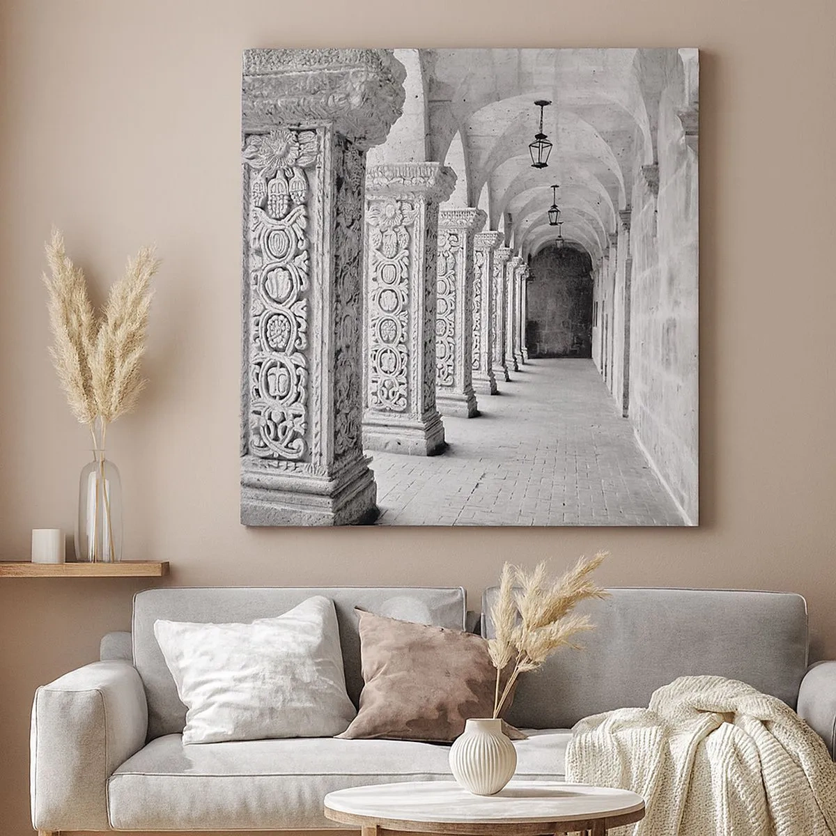 Quadro em tela - E para onde...? - 30x30 cm