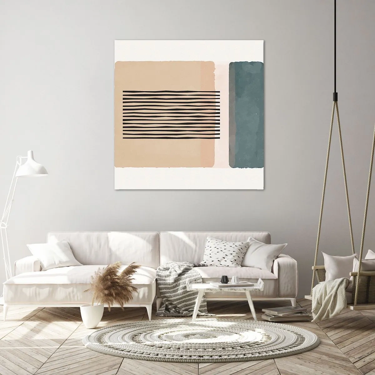 Quadro em tela - Está tudo bem - 30x30 cm