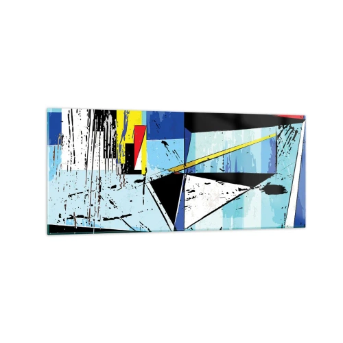 Quadro em vidro - Olhar por um outro ângulo... - 120x50 cm