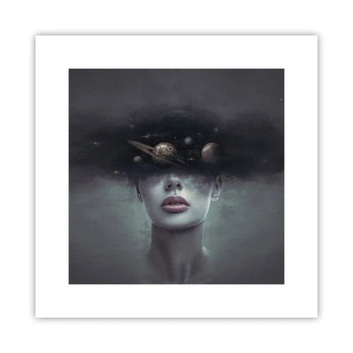 Pôster - E os planetas estão a enlouquecer... - 30x30 cm