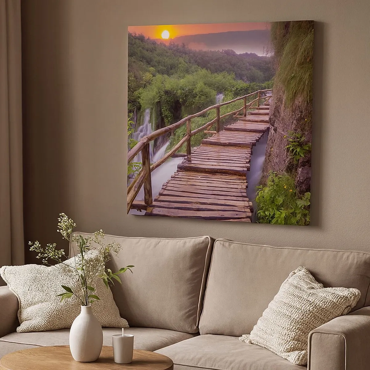 Quadro em tela - Beleza inacreditável - 30x30 cm