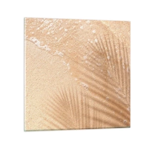 Quadro em vidro - A sombra de um verão quente - 30x30 cm