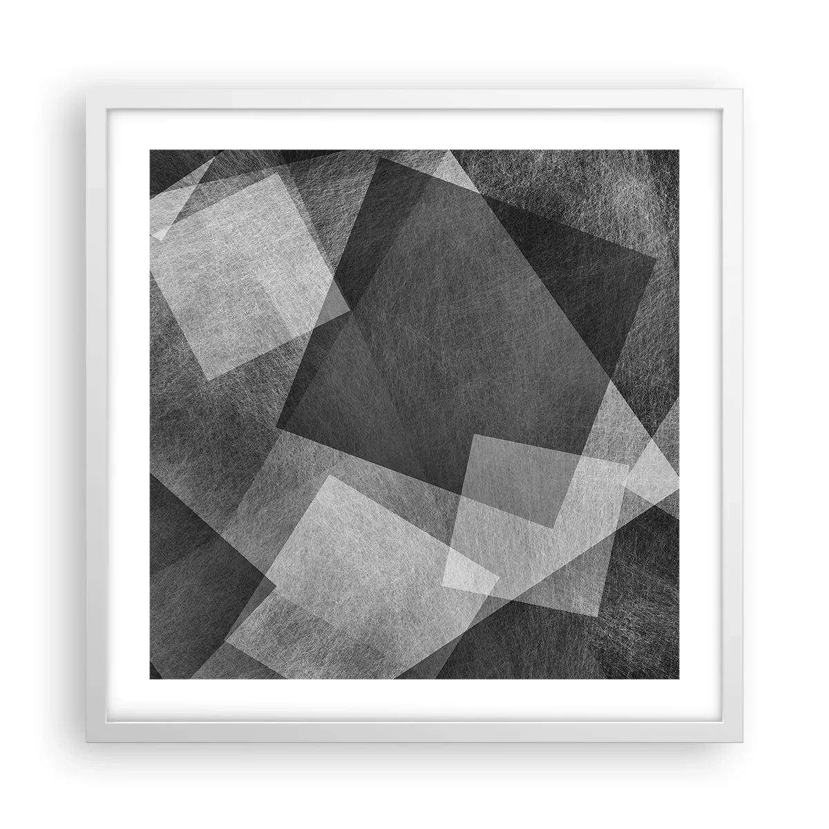 Pôster em moldura branca - Um eterno símbolo da durabilidade e da ordem - 50x50 cm
