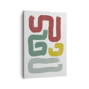 Quadro em tela - Em uma língua desconhecida - 50x70 cm