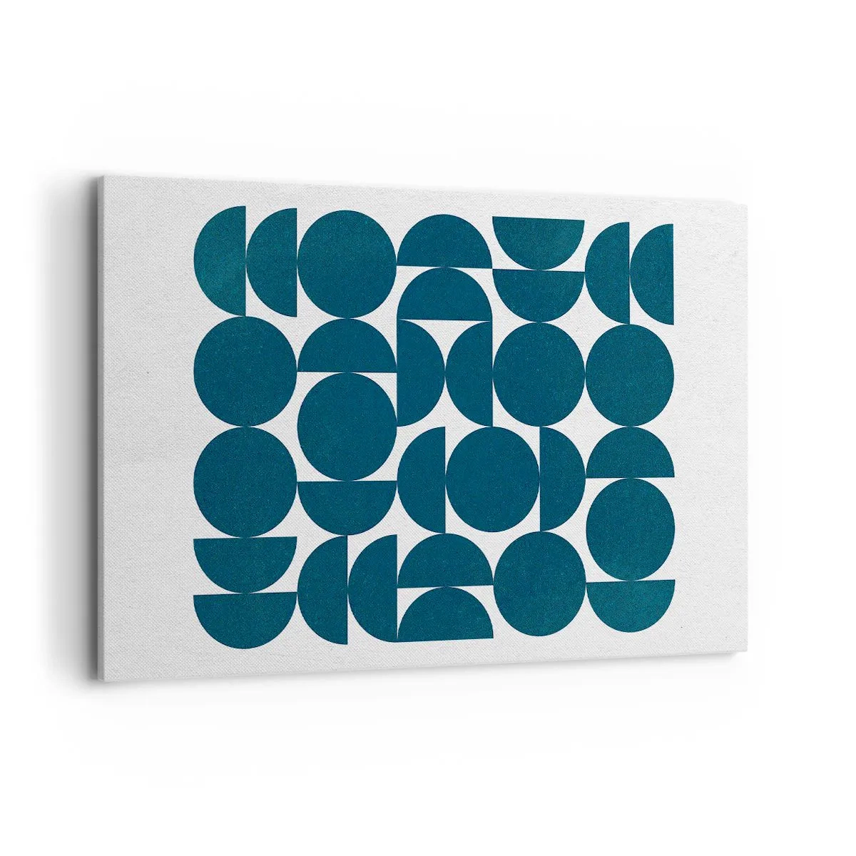 Quadro em tela - Círculos e semicírculos - 120x80 cm