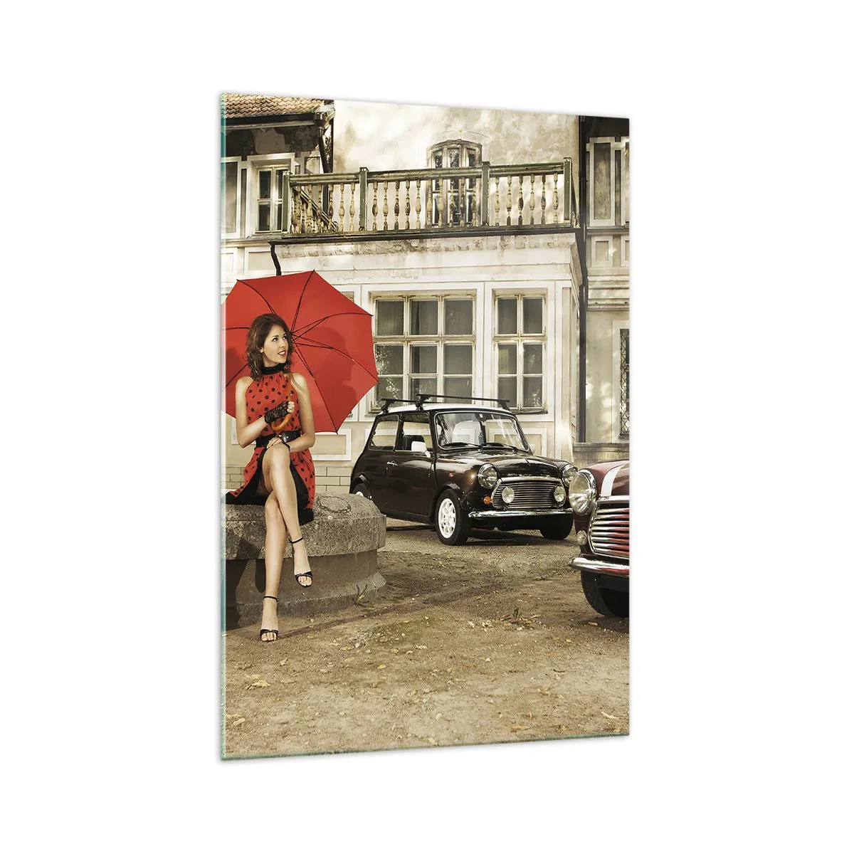 Quadro em vidro - Mini-viagem sentimental - 70x100 cm