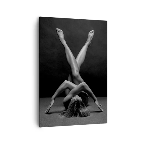 Quadro em tela - Geometria da nudez - 70x100 cm