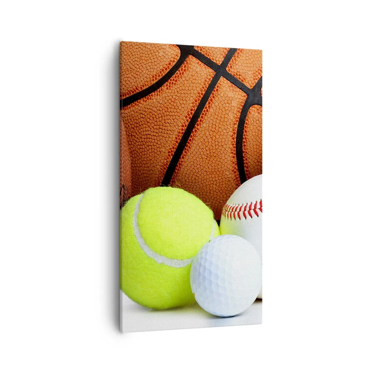 Quadro em tela - Adoramos uma bola! - 55x100 cm