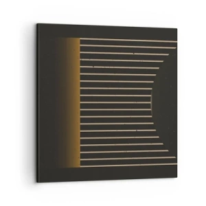 Quadro em tela - Explorar a escuridão - 60x60 cm