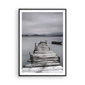 Pôster com moldura preta - Amanhã pode ir - 70x100 cm