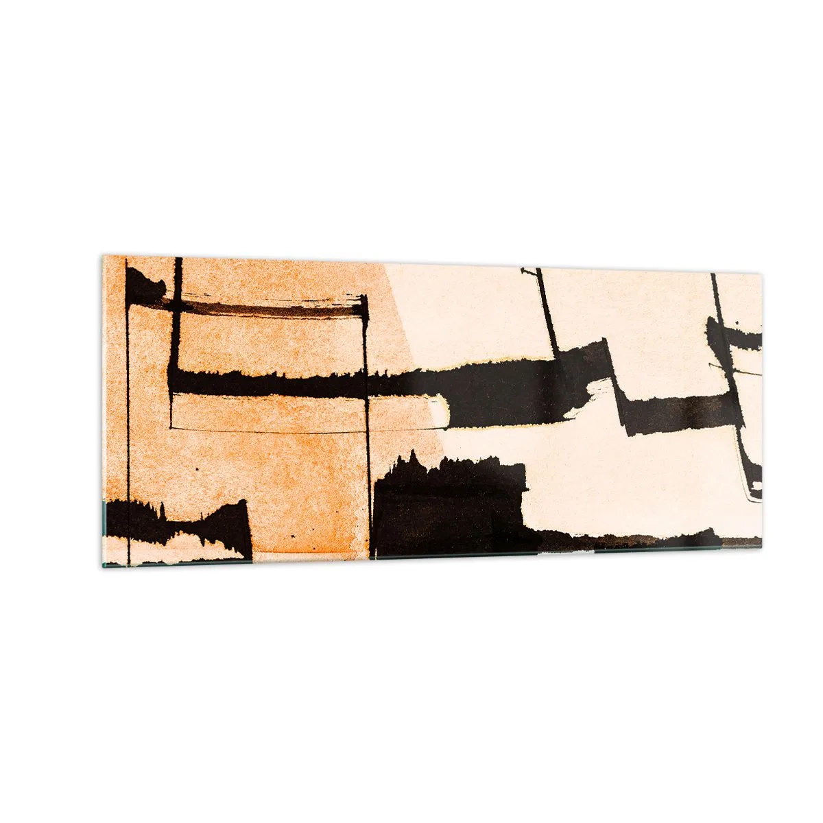 Quadro em vidro - No entanto, a ordem - 100x40 cm