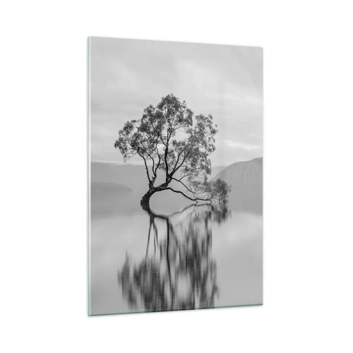 Quadro em vidro - Existe um país assim - 50x70 cm