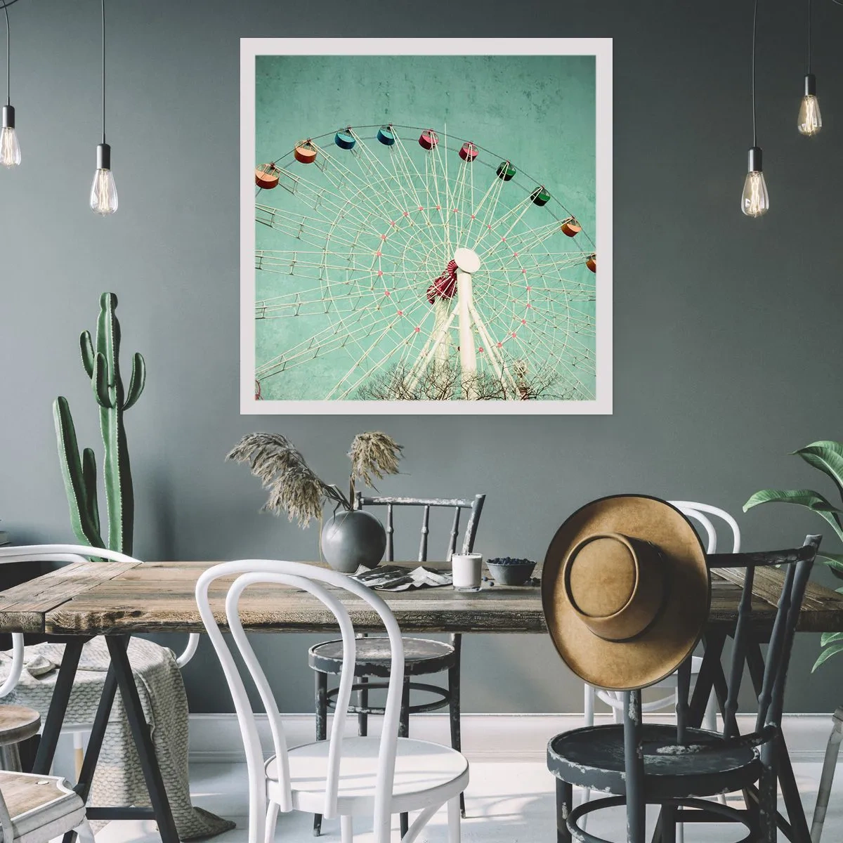 Pôster - Diverte-te - 30x30 cm