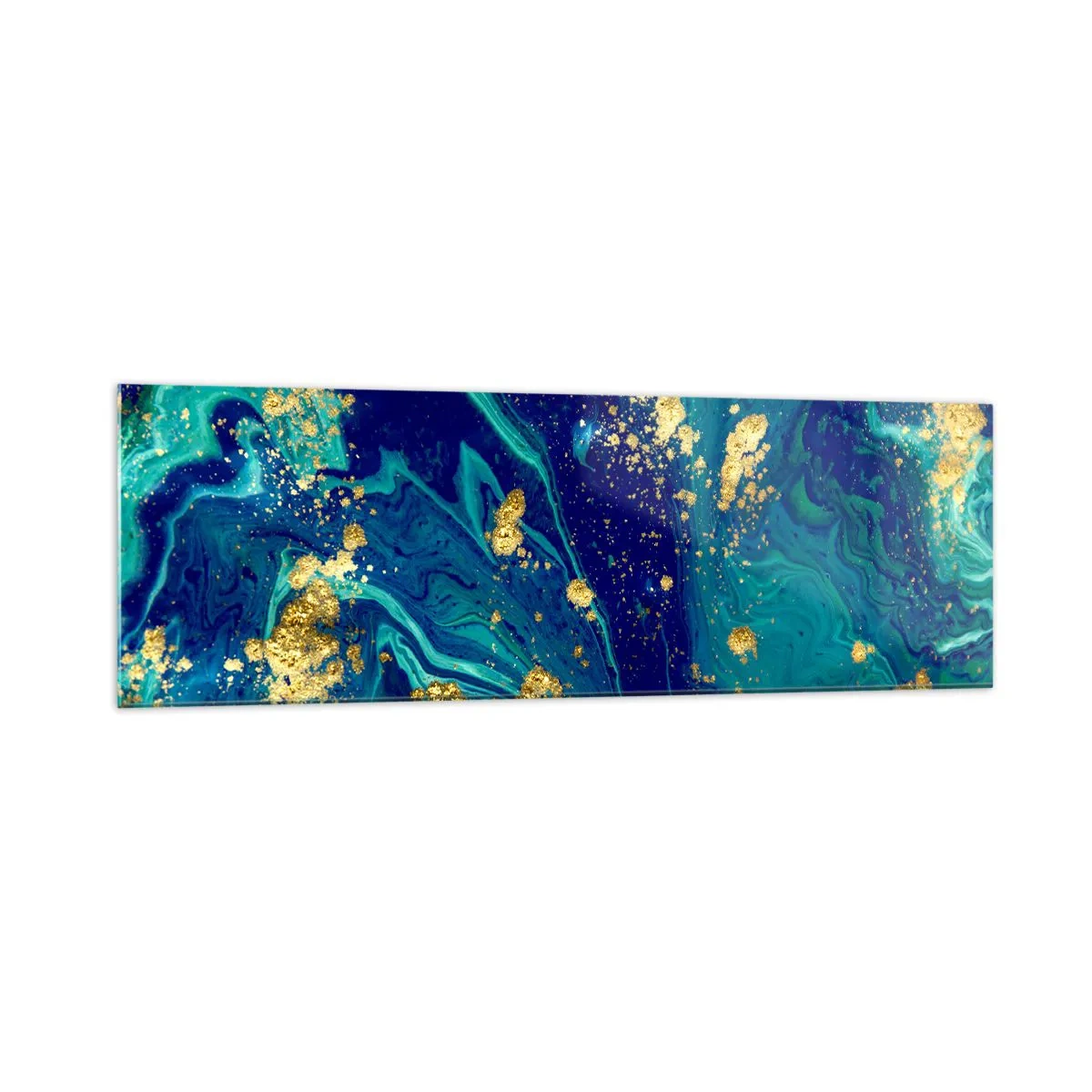 Quadro em vidro - Flocos de sol  - 160x50 cm