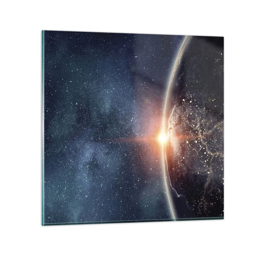 Quadro em vidro - Numa nova perspetiva - 60x60 cm