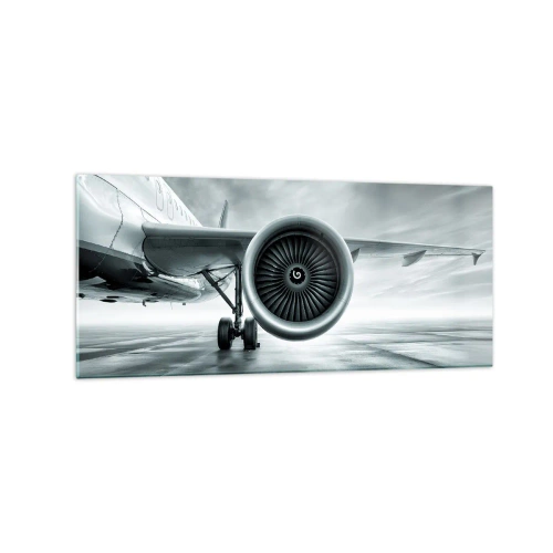 Quadro em vidro - Há poder! - 120x50 cm