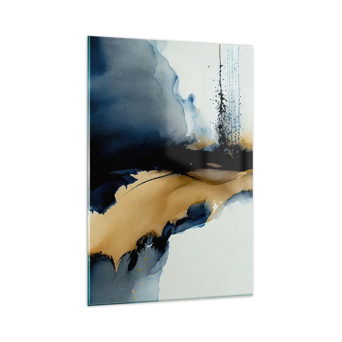 Quadro em vidro - Atrás da cortina - 80x120 cm