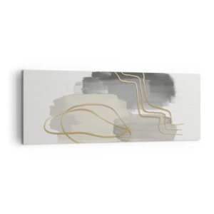 Quadro em tela - Duração e movimento - 140x50 cm