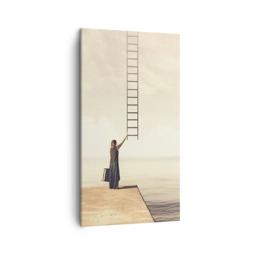 Quadro em tela - Uma viagem mágica - 45x80 cm