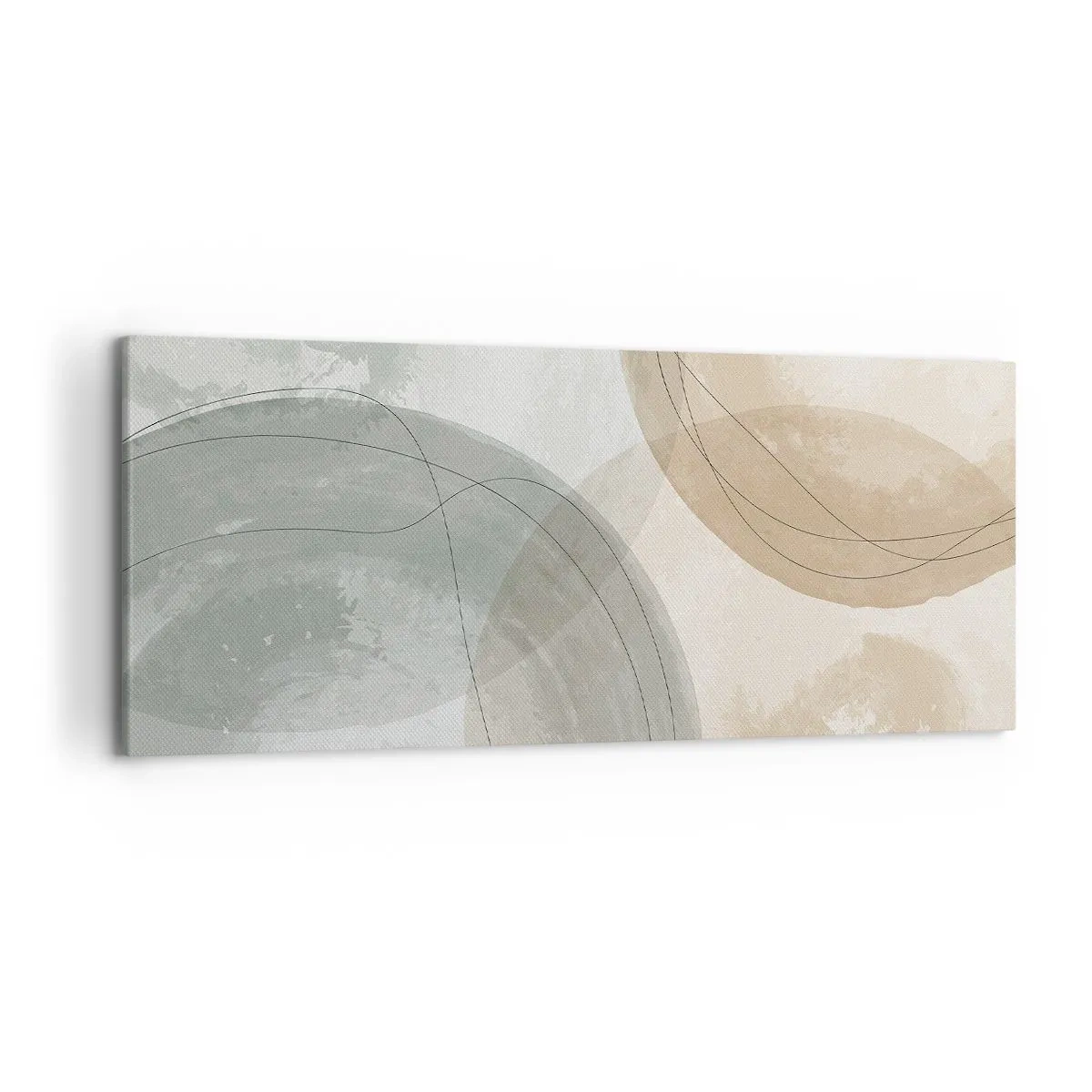 Quadro em tela - Difusão de Mundos - 120x50 cm