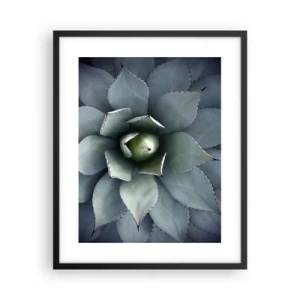 Pôster com moldura preta - Atrai e adverte - 40x50 cm