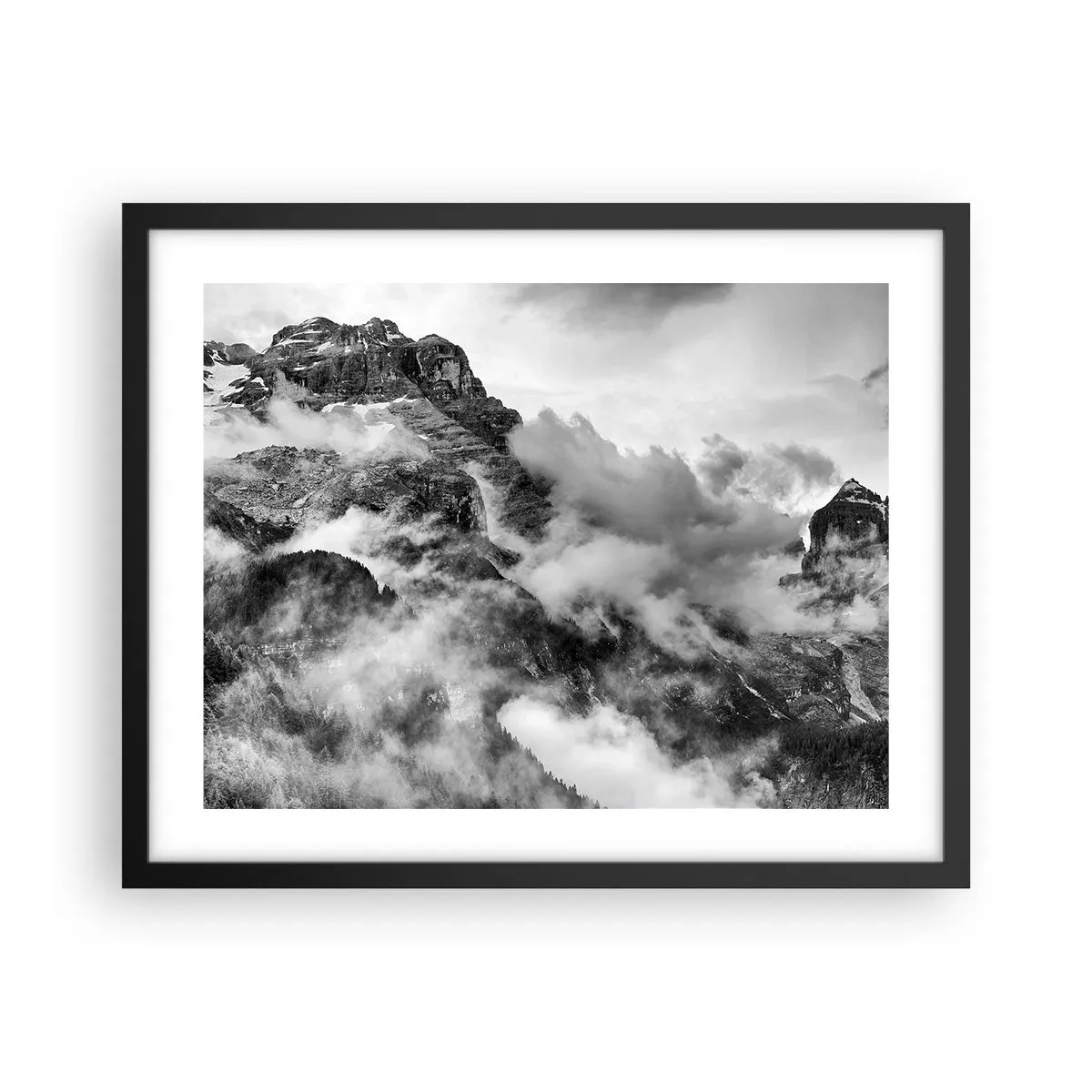 Pôster com moldura preta - Bonitas e cruéis - 50x40 cm