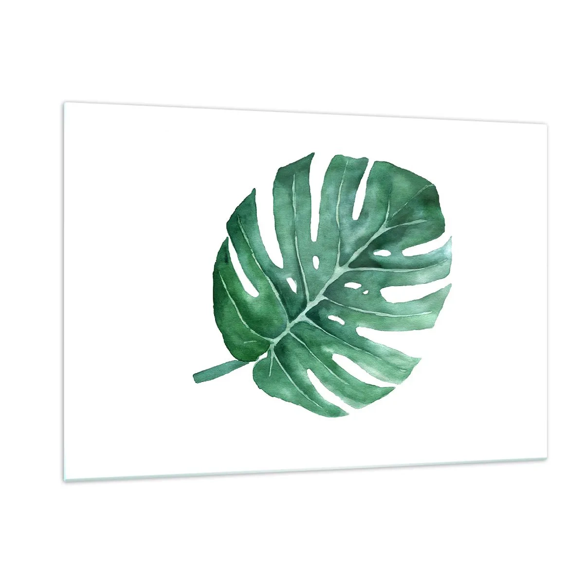 Quadro em vidro - Conceito verde - 120x80 cm