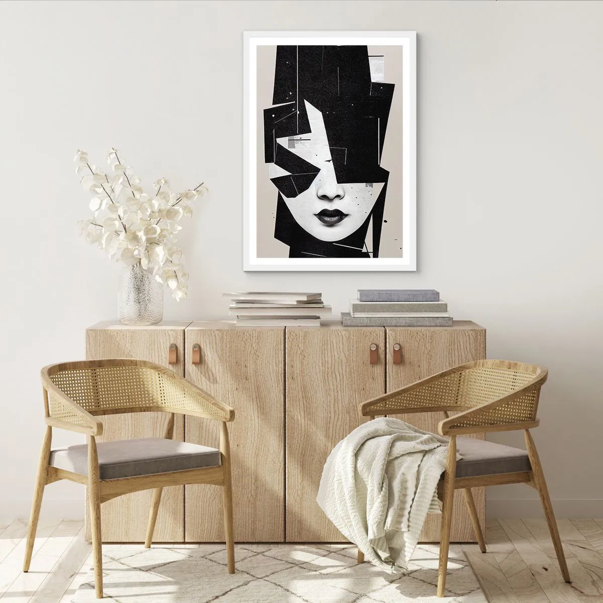 Pôster em moldura branca - Profundamente escondido - 30x40 cm