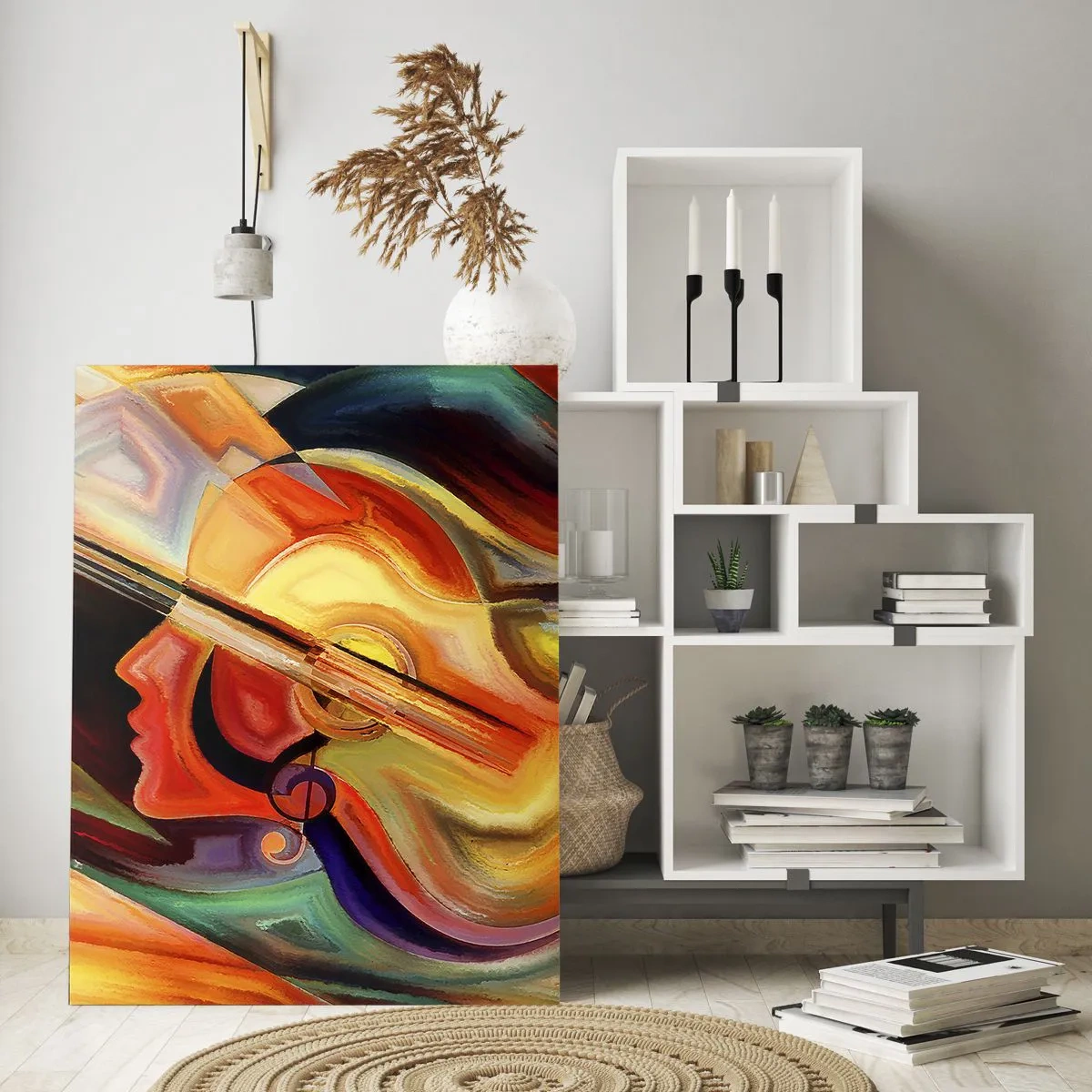 Quadro em vidro - Está tudo bem - 80x120 cm