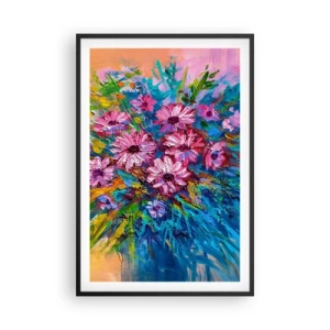 Pôster com moldura preta - A energia da vida - 61x91 cm