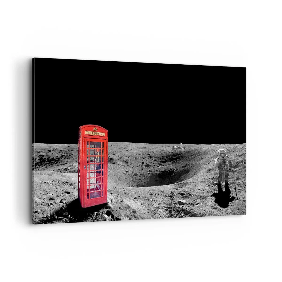 Quadro em tela - Piada espacial - 120x80 cm
