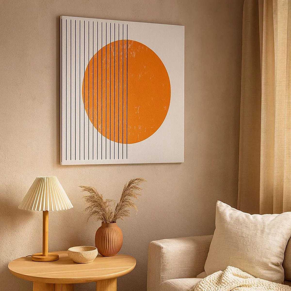 Quadro em tela - Sempre sol - 30x30 cm