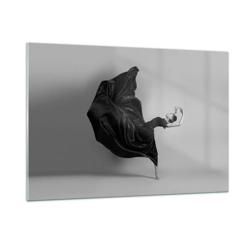 Quadro em vidro - Com as asas da música - 120x80 cm