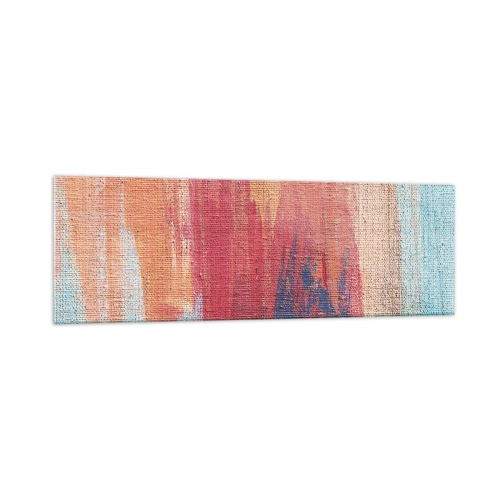 Quadro em vidro - Flutuar pelo arco-íris - 160x50 cm