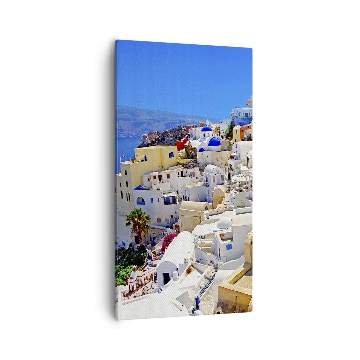 Quadro em tela - O sonho de um verão grego - 55x100 cm