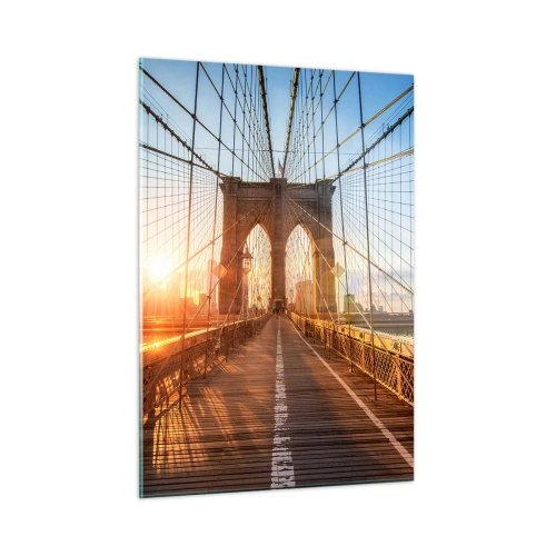 Quadro em vidro - Na Ponte Dourada - 50x70 cm