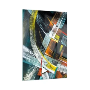 Quadro em vidro - Energia de movimento - 50x70 cm