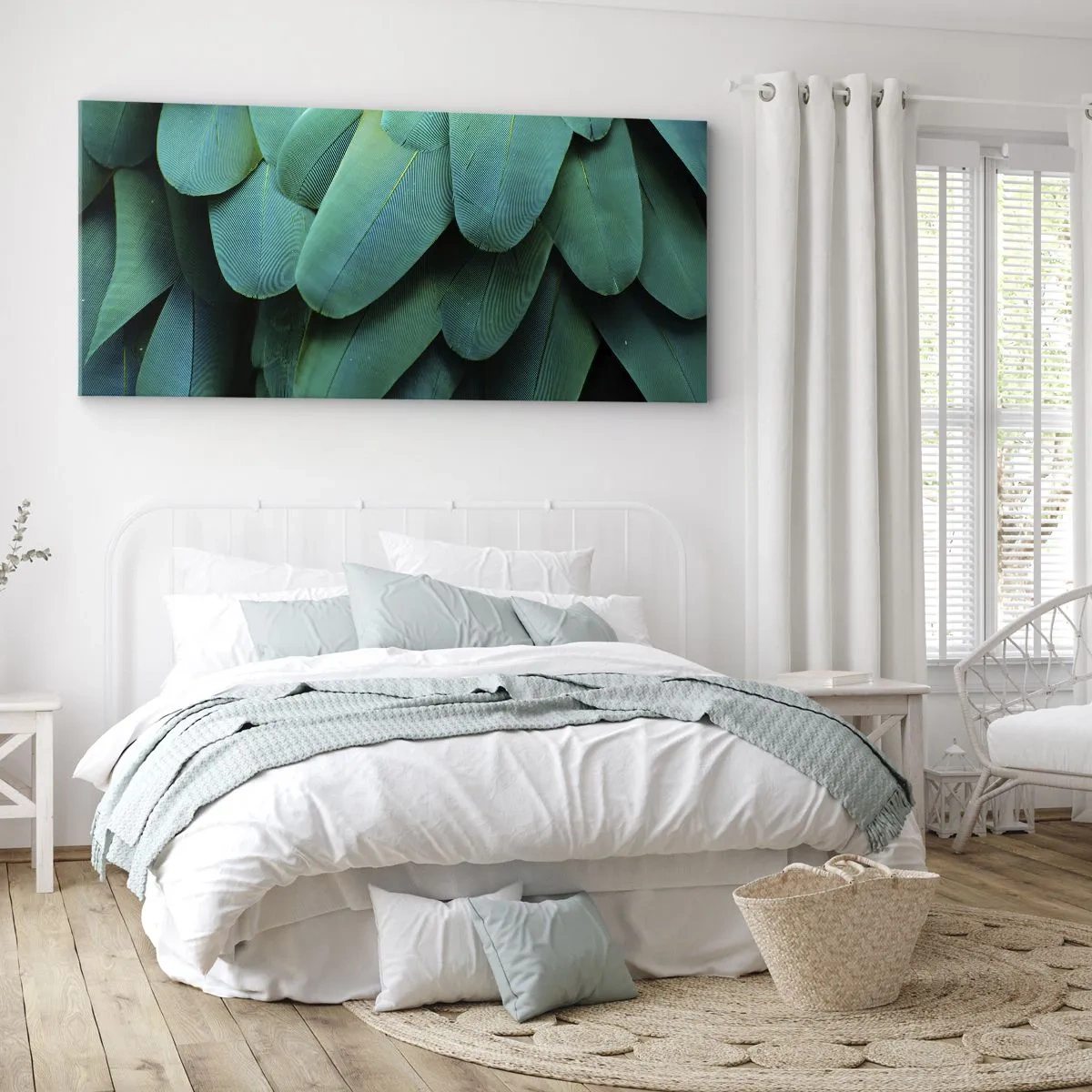 Quadro em tela - Precisão de papagaio - 100x40 cm