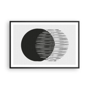 Pôster com moldura preta - Seu alter ego - 91x61 cm