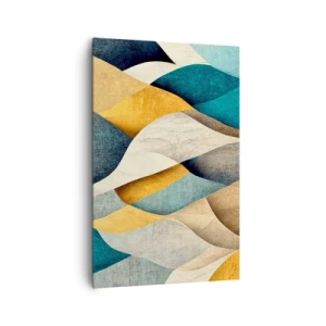 Quadro em tela - Ritmo e onda - 80x120 cm