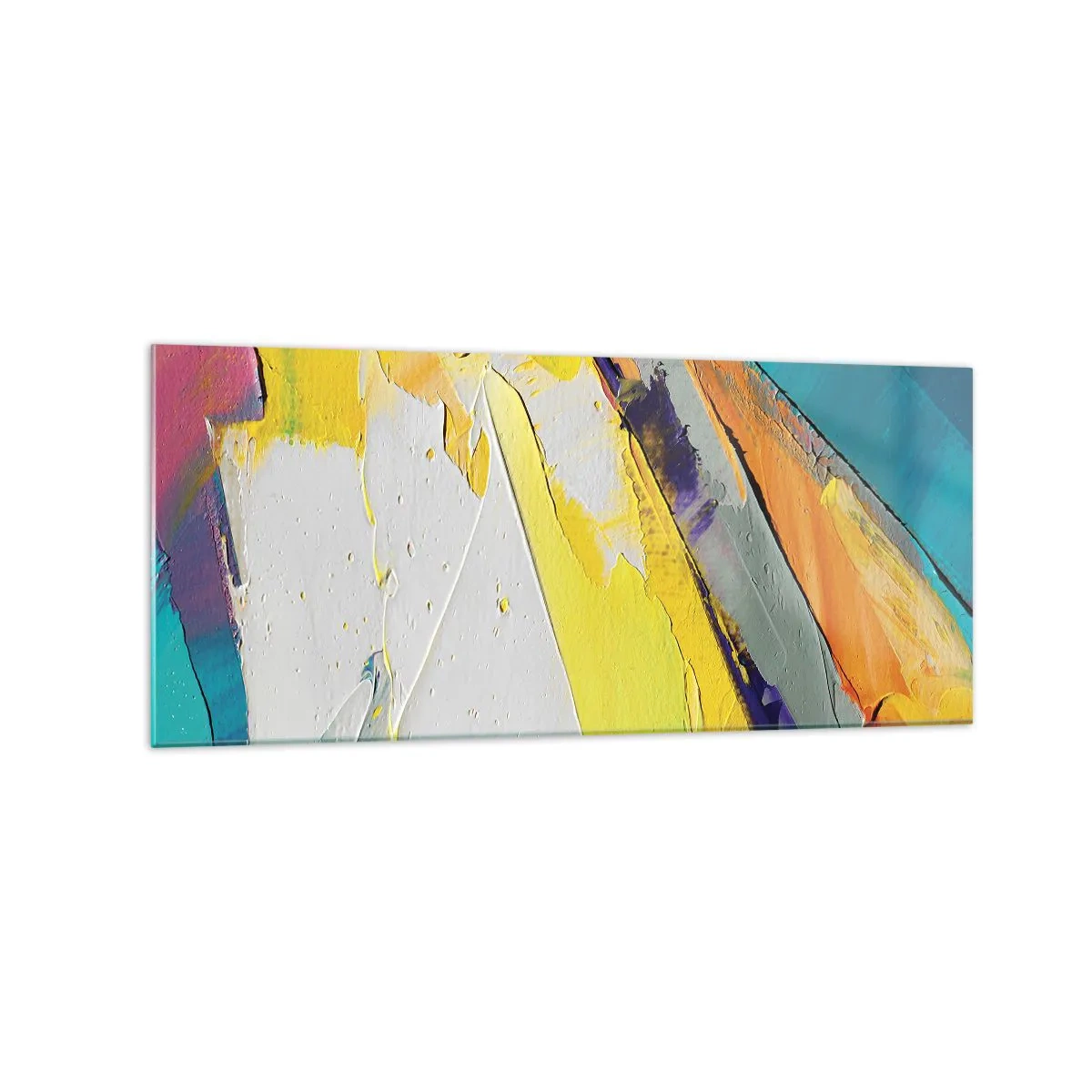 Quadro em vidro - Anatomia da luz - 120x50 cm