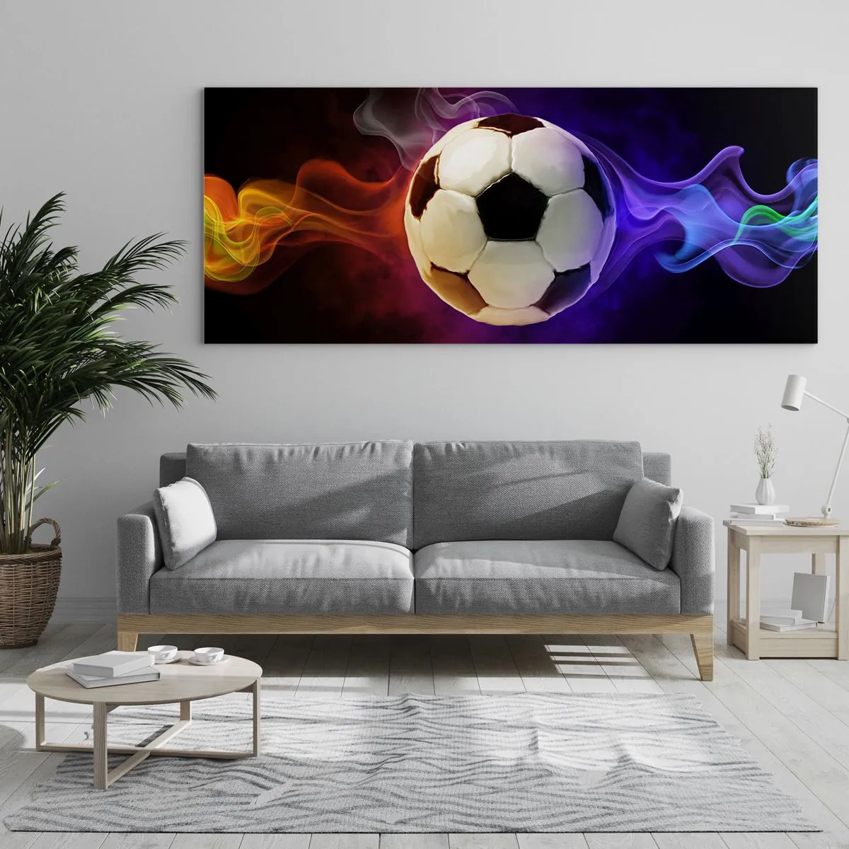 Quadro em vidro - O poder mágico do jogo - 90x30 cm