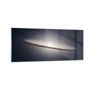 Quadro em vidro - Há muito tempo atrás, em uma galáxia muito, muito distante... - 100x40 cm